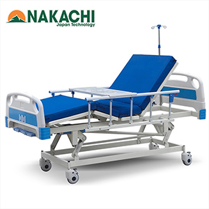 Giường Y Tế 3 Tay Quay Nâng Hạ Nakachi NC-03
